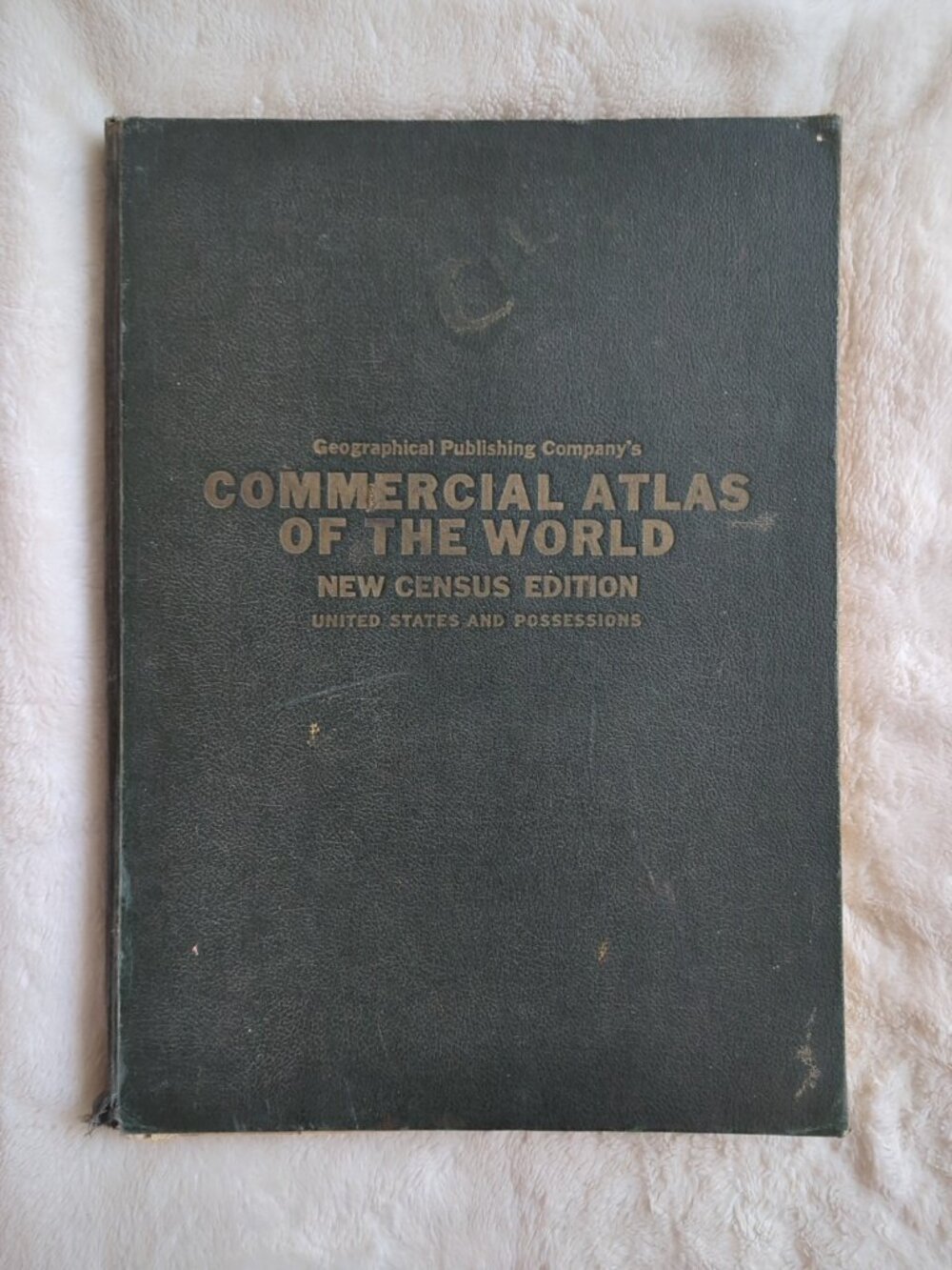 1936 Commercial Atlas Of The World by The Geographical Publishing Co. HC Rough